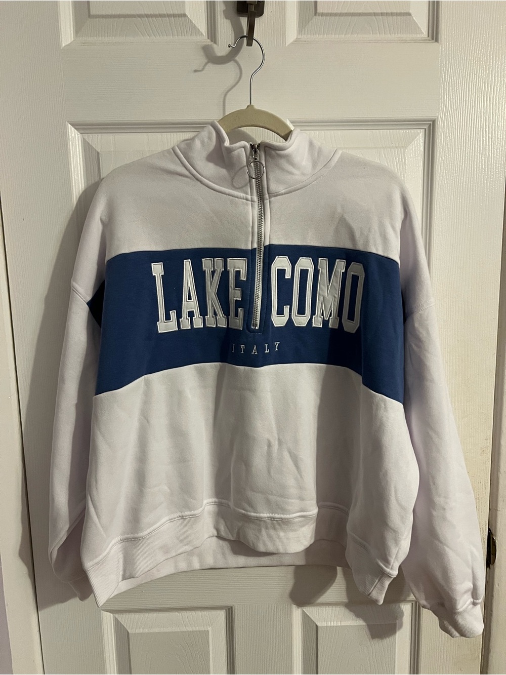Lake Como Italy Half-Zip Sweatshirt